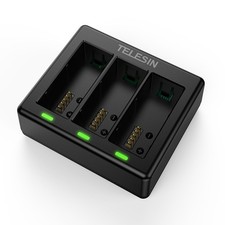 3-Slot Battery Charger For 13 Safe Charging For Sports SSVC