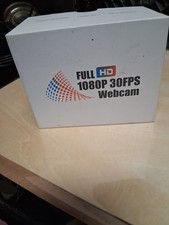 1080P Webcam 30fps with Microphone  Privacy Cover Full HD Web Camera