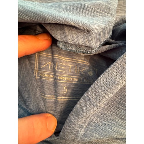 Anetik KIDS EXPLORER TECH HOODY blue size 5 rashguard heat protection - Picture 5 of 5