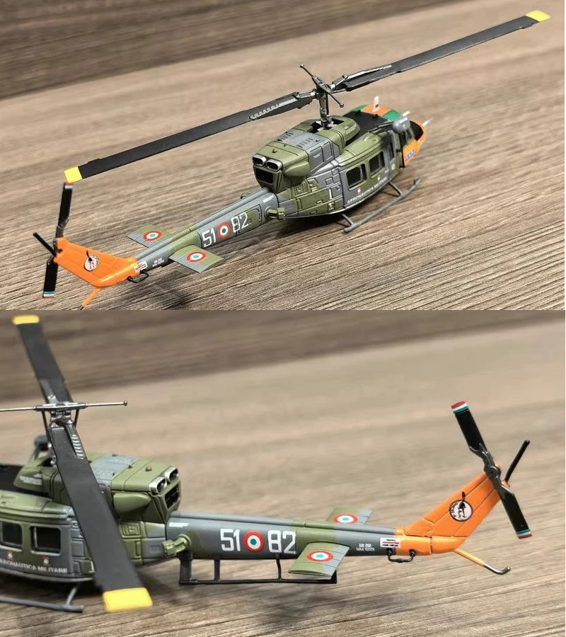1:100 Diecast Military Model Italian Agusta-Bell AB.212 Helicopter Collection - Image 4 of 4