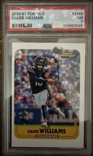 Caleb Williams #1149 PSA 7 Bears Rookie Card 2024 Sports Illustrated Kids CHI RC