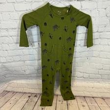 Kyte Baby Bamboo Jungle Longall Romper Size: 4T