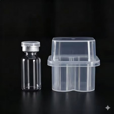 Peptides Insulin 3mL 2-vial Glass Vial Case Plastic Storage Holder 5-100pcs