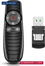 2-in-1 USB TYPE-C Presentation Clicker wireless Presenter Remote Clicker, Powerp