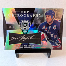 Upper Deck 2007-08 The Cup Cup Chirography Mark Messier Auto Cc-mm 50 Read Upper Deck 2007-08 The Cup Cup Chirography Mark Messier Auto Cc-mm 50 Read
