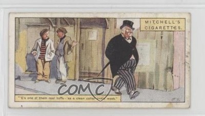 1924 Mitchell's Humourous Drawings Tobacco E's One of Those Real Buffs #17 19x5