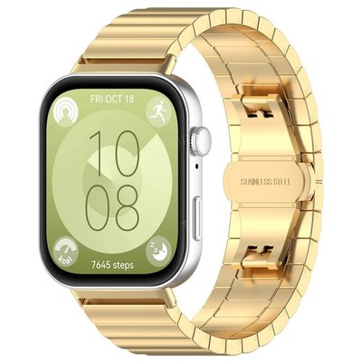 For Huawei Watch Fit 4 Pro/Fit 4/3 Silicone Nylon Leather Metal Wrist Band Strap