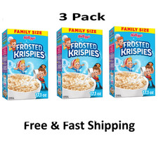 Kelloggs Frosted Krispies breakfast Cereal ki...