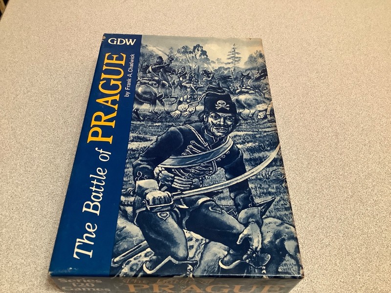 GDW Series 120 Boxed Game #411 - The Battle of Prague original box