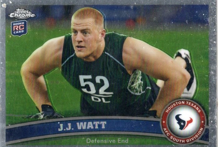 2011 TOPPS CHROME J.J. WATT RC #104