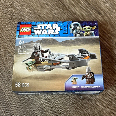 LEGO Star Wars The Mandalorian 75436 Speeder Bike 58 Teile Mandalorian Grogu