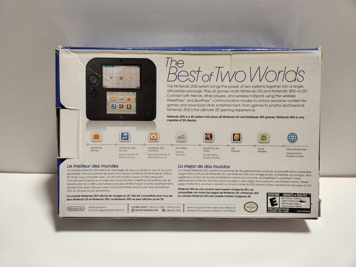 Electric Blue Nintendo 2DS Console Box ONLY | eBay