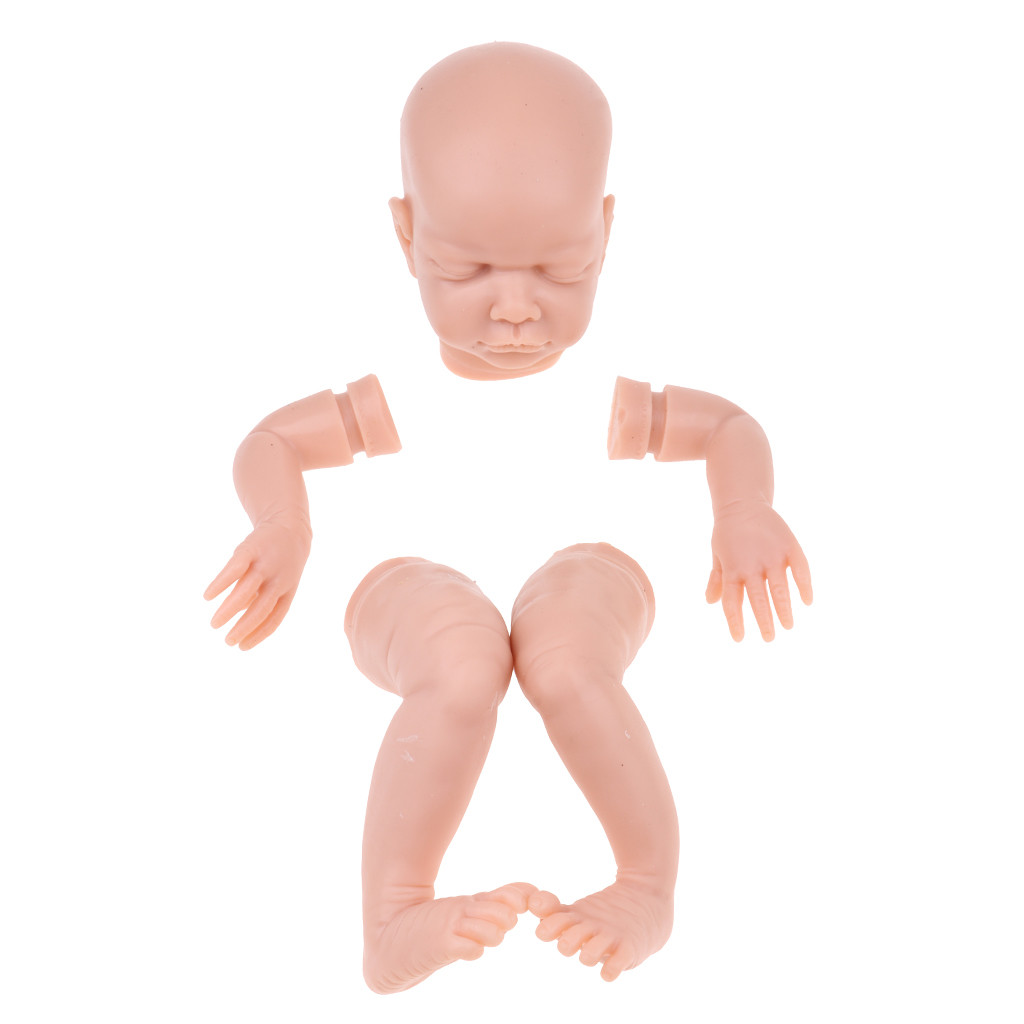 Non peint 22inch Reborn Kits Doux Solide Silicone Tête & 3 4 Bras et Jambes Non peint 22inch Reborn Kits Doux Solide Silicone Tête & 3 4 Bras et Jambes