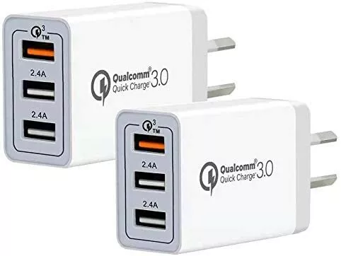 30W QC 3.0 Fast Charging 3 Port USB Wall Charger Adapter For iPhone Samsung AU - Picture 12 of 29