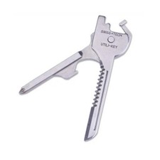 Multifunctional 6 in 1 Bottle Opener Key Ring Chain Folding Knife Screwdriver