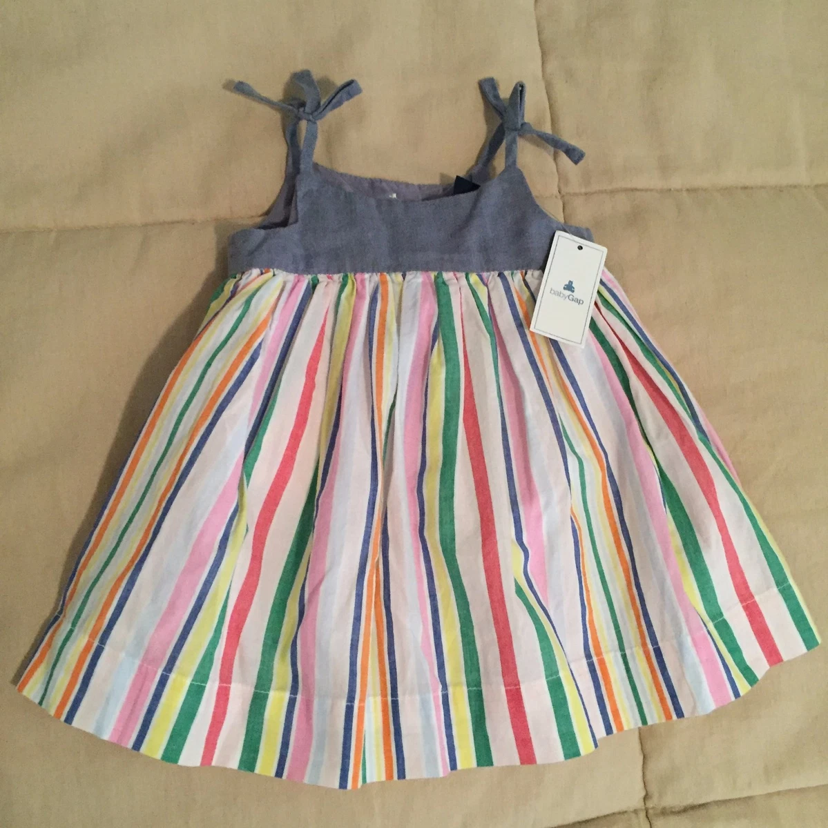 Baby Gap Baby Girl Cotton Summer Dress 3 6 months New With Tags
