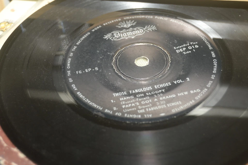 THE Fabulous echoes HONG KONG COLONY UK 1967  mono VINYL  7 ' ep  DIAMOND  - Image 4 of 4