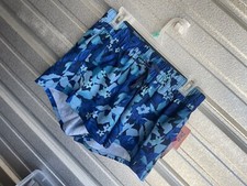 Kanu Surf Navy Blue/Pink Floral Board Shorts Womens Size 4 NWT HOME40