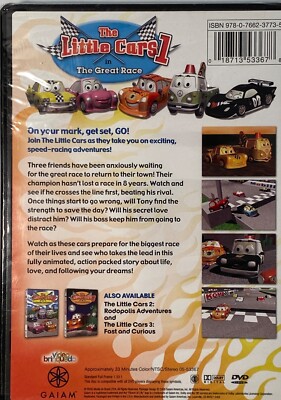 Brand NEW The Little Cars In a Great Race DVD Still Factory SEALED