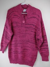 Sterling Harris Vintage Sweater 80s Color violet/red