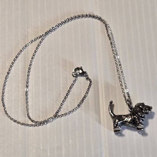 BASSETT HOUND DOG BREED Pendant Charm / 20" STAINLESS STEEL NECKLACE - Picture 3 of 7