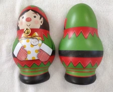 Russell Stover 100th Anniversary Girl Elf Tin 9 1/2" From 2023