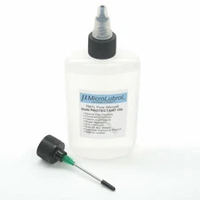 MICROLUBROL Gun Protectant Oil 100% Pure Silicone Oil SAFE for ALL METALS 2 oz