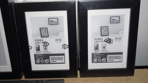 (5 Stück) IKEA RIBBA 5" x 7" + 4" x 6" Bilderrahmen + fehlendes Regal 30x26cm - Bild 4 von 8