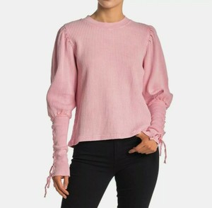 womens pink thermal top