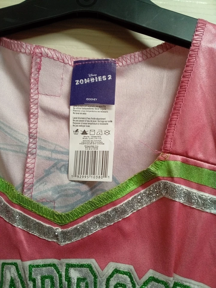 Disfraz Addison Cheer Zombies Niñas Halloween Disfraz Animadora Grande 10-12 Foto 2 de 4