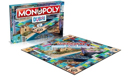 Monopoly Dubai Official Edition Board Game Hasbro Winning Moves Christmas Gift