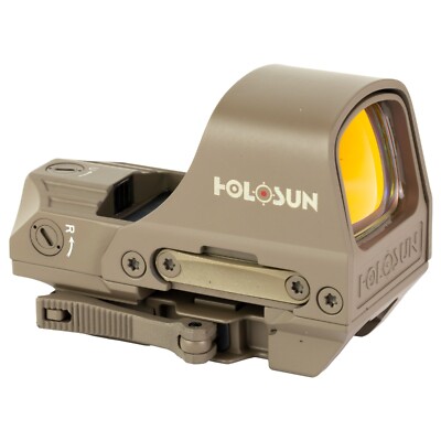HOLOSUN HS510C レッドドットサイト FDE Holosun HS510C-FDE Open Reflex Sight - Red 2 MOA Dot w/ 65