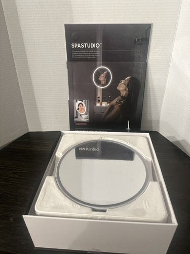 Sharper Image SpaStudio LED Fogless Shower Mirror Bluetooth Speaker - BRAND NEW - Picture 7 of 7