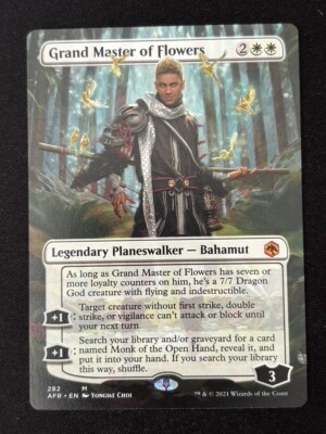 1x MTG Grand Master of Flowers (Borderless) - (AFR) #282 - Magic the Gathering