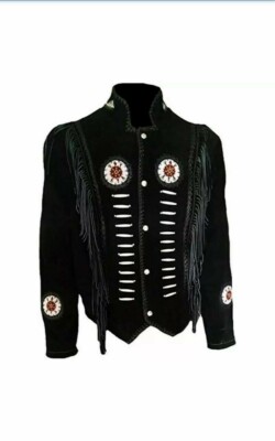 leather men's jacket ebay