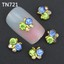3D-Nail-Art-Jewelry-Alloy-Deco-Crystal-Rhinestones-Glitter-Tips-DIY-10Pcs-TN01 miniatuur 11