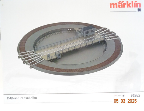 Märklin H0 74862 C-Gleis Drehscheibe Digital Sound unbenutzt in OVP LE9189 - Bild 2 von 3