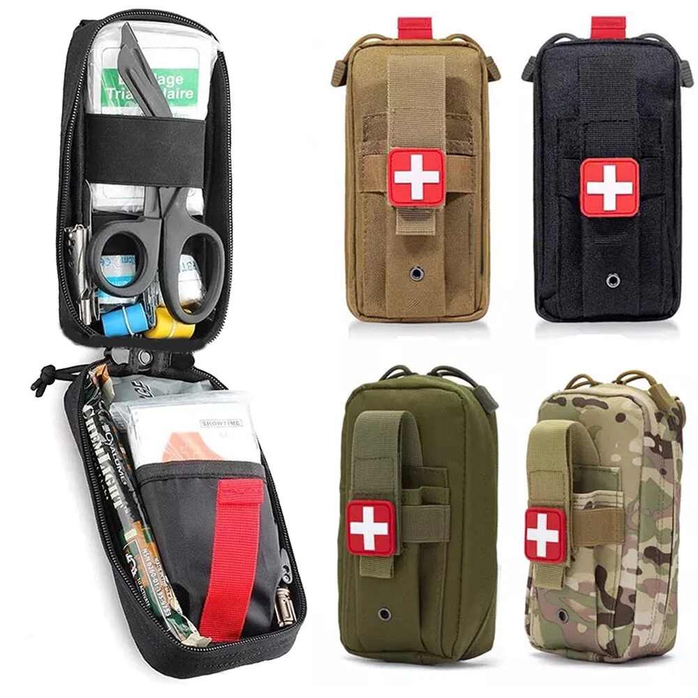 Tactical Molle Medical First Aid Kit IFAK Pouch Emergency EMT EDC Trauma  Bag US