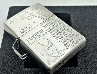 Unused ZIPPO Limited Edition Lupin the Third Gun Action Walther