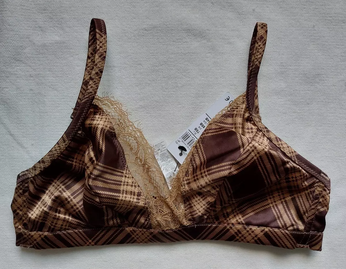 NEW Sexy Intimissimi Dark & Light Brown Bra 34B(UK)/75B(EU)