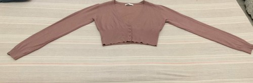 Cardigan zuiki corto rosa, taglia S. Mai usato - Foto 3 di 3