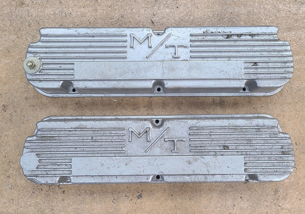 Vintage Mickey Thompson Ford 289 Aluminum Valve Covers PN 3294900