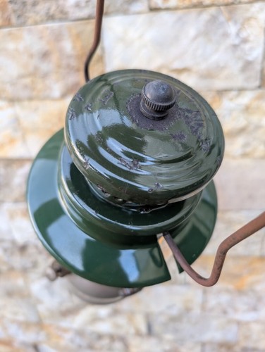 COLEMAN 249 SCOUT USA 1948 Acorn Nut Kerosene Paraffin Pressure Lantern Lamp - Picture 6 of 11
