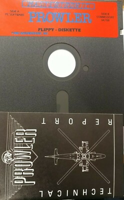 Prowler (Mastertronic 1986) Commodore C64 / IBM PC (Diskette & Manual) works