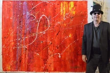 Mark Little, Original, Painting, 72” X 60” Acrylic, Abstract, POP Art, Modern XL