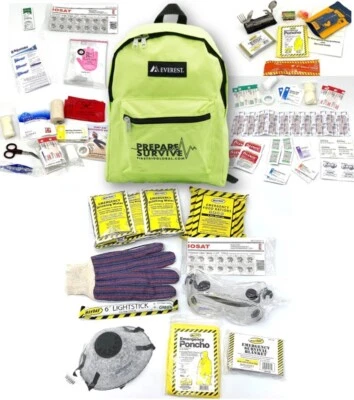 UNDISCLOSED PrepareSurvive Survival Backpack for One, Two or Three Persons, Now With IOSAT