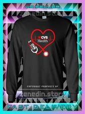 New CVS Health Health Solutions Logo Men's Long Sleeve T-Shirt American T-Shirt