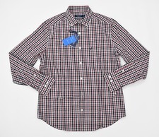 NWT Men's Nautica Classic Long Sleeve Button Front Shirt Winkle Free Sz Small