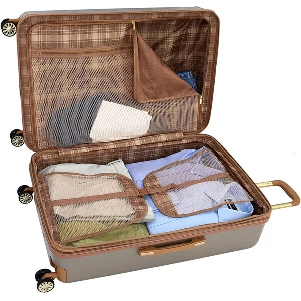 LONDON FOG Regent 20" Expandable Spinner Carry-on, Teal - Image 4 of 4