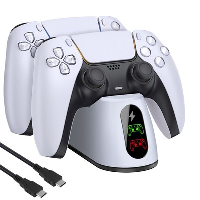 LED Ladestatusanzeige PS5 Controller Ladestation für Playstation 5 DualSense DHL